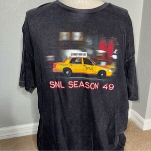 SNL Saturday Night Live Season 49 Nate Bargatze Foo Fighters Shirt XL